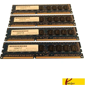 16GB KIT (4 X 4GB) MEMORY FOR Lenovo ThinkServer TS130 1105 P/ N 57Y4138, 64Y957 - Picture 1 of 1