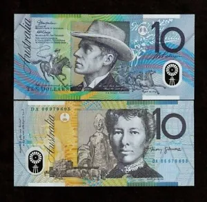 Australia 10 DOLLARS P-58 2006 POLYMER UNC Australian Horse-Riding Hunter Money - Picture 1 of 3
