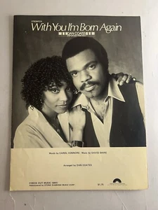 Partituras vintage: With You I'm Born Again - Billy Preston Syreeta R&B años 70 - Imagen 1 de 4