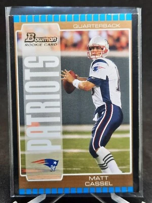 Matt Cassel 2005 NFL Bowman Bronze Rookie #222 RC New England Patriots - Image 1 of 2