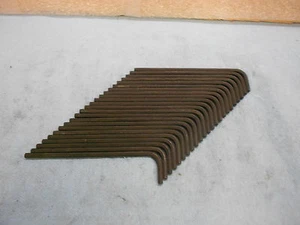 22 NUOVE CHIAVI ESAGONALI A BRUGOLA BRACCIO LUNGO 9/64" X 4-1/8" OAL USA AL11 - Foto 1 di 1