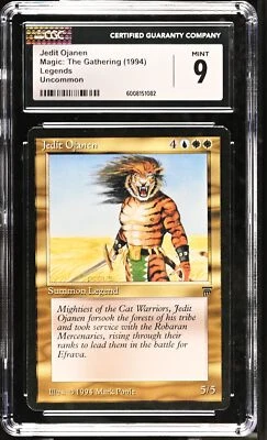 JEDIT OJANEN Legends U CGC 9 MTG EDH [Nostalgium] - Image 1 of 2