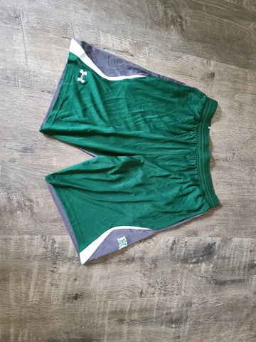 Under armour University Hawaii rainbow warriors basketball Green shorts XL Cover