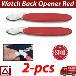 Uhren Reparatur Werkzeug Uhrenboden Gehäuseöffner Entferner Uhrmachergehäuse rot 2er Set - Bild 1 von 6