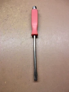 Orange Plastic Grip 10 1/4" Slotted Screwdriver w/5/16" Tip & 9/16" Hex Top Head - Picture 1 of 8