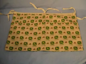 Grembiule in tessuto per trattore John Deere vintage con fascette - Foto 1 di 6