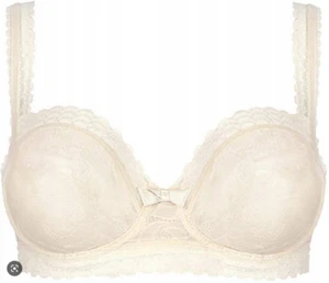 Playtex Invisible Elegance Antique White (Ivory) Bra 32D Underwired no padding - Picture 1 of 3