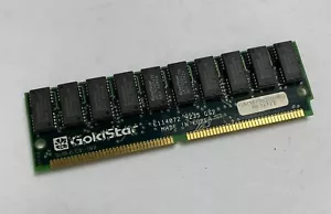 Módulo de memoria de paridad EDO 8 MB Goldstar / IBM GMM7362000SG-70 70ns 72 pines dorado - Imagen 1 de 5