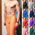 Men Honeycomb Sports Leggings Compression Pants Training Fitness Jogging Yoga