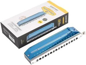 EASTTOP Chromatic Harmonica 16Hole 64Tone Key of C Mouth Organ Harmonica US Ship - Picture 1 of 8