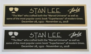 Stan Lee Namensschild für Ihren signierten Artikel Spiderman Avengers X-Men Hulk Iron Man  - Bild 1 von 2