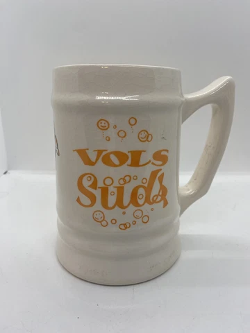 Vintage Tennessee Volunteers Football Vols Suds Drinking Stein Mug Gameday SEC Cover