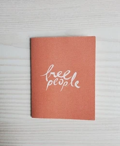 Free People Original Clothing Brand Hanging Tag Label [Coral/Pink color] - Picture 1 of 3