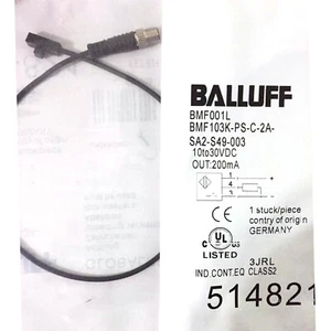 BALLUFF BMF 103K-PS-C-2A-SA2-S49-00,3(BMF001L)Magnetic Field Sensors PNP New ✦KD - Picture 1 of 4