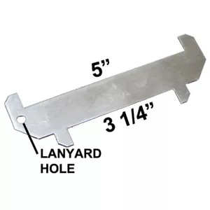 (2024) 5x3-1/4 Aluminum Lobster Gauge – Gulf of Maine Legal Sizing Tool - Picture 1 of 2