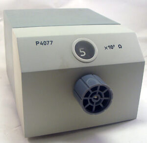 100 MOhm Decade resistance Box resistor P4077 R4077 Ohm 0.02% NOS