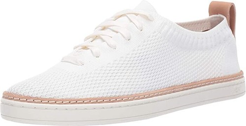 Ugg Z1587* Sneakers basse casual da donna bianche Sidney Trainer taglia 5M