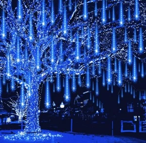 1 Set Weepong Meteor Shower Light Outdoor Christmas Lights Falling Rain Light - Picture 1 of 7