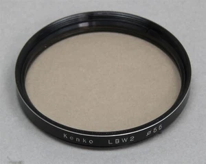 55mm Screw-In Filter KENKO LBW2 Light Amber Color Correction Warming Made JAPAN - Picture 1 of 1