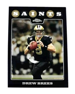 2008 Topps Chrome Drew Brees New Orleans Saints #TC1 - Picture 1 of 2