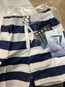 Navy/White 2T Swim Trunks - Picture 1 of 2