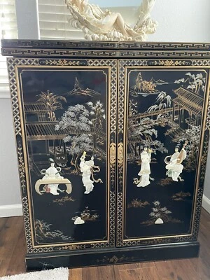 VERSIÓN BARRA COMPLETA LACADA CHINA VINTAGE hallazgo raro Foto 1 de 4