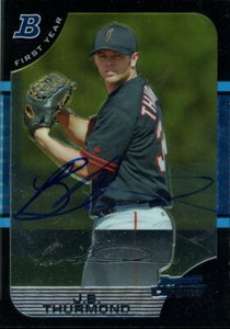 2005 Bowman Chrome JB J.B. THURMOND Signed Card autograph GIANTS COLUMBIA, SC