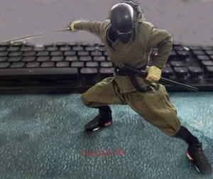 1/12 Scale Soldier Clothes Ninja Suit Model Fit 6" Action Figure Body - Picture 1 of 24