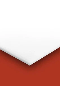 Teflon - Ptfe Virgin Plastic Sheet Plate 1" x 8" x 8" Natural - Picture 1 of 1