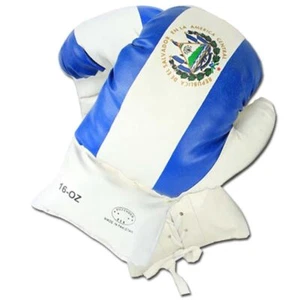 16oz El-Salvador Flag Boxing Gloves 172-16 - Picture 1 of 2
