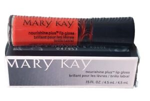 Mary Kay Nourishing Plus Lip Gloss ROCK 'N' RED 047953 New 