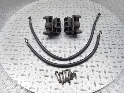 06-08 Kawasaki Ninja 650R EX650R 2006 pinza de freno delantera izquierda línea derecha manguera Foto 1 de 4