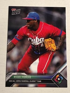 2023 Topps Now All World Team Baseball Classic Miguel Romero WBCA9