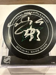 Ales Hemsky Dallas Stars Signed Official NHL puck Autographed - Picture 1 of 3
