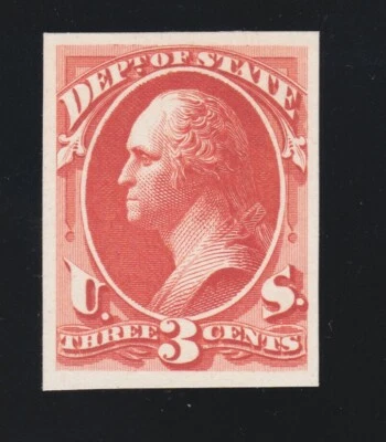 US O59TC4b 3c State Department Official Trial Color Proof - Image 1 of 2