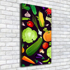 Tulup Tableau Sur Toile Image Imprimé 50x100cm - légumes