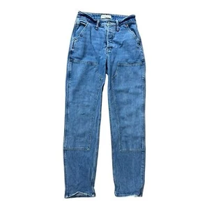 Pantalones de mezclilla Abercrombie & Fitch The Dad tiro alto Curve Love talla 26/2 - Imagen 1 de 9