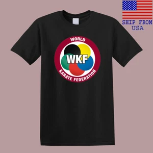 WKF World Karate Federation Men's Black Size S-5XL - Picture 1 of 1