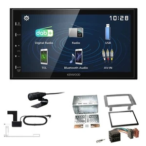 Kenwood 2DIN DAB+ Autoradio für Lancia Musa 2004-2012 anthrazit - Bild 1 von 5