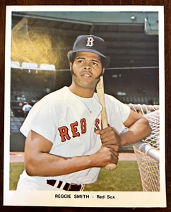 REGGIE SMITH TEAM ISSUED BOSTON RED SOX 9 X 7 COLOR PHOTO - Picture 1 of 1