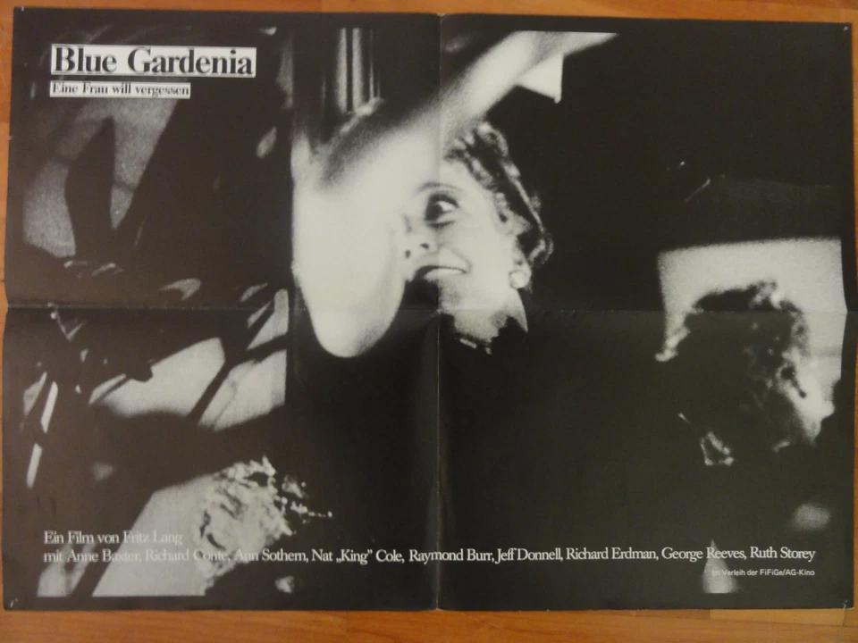 Fritz Lang BLUE GARDENIA Anne Baxter Nat King Cole - Bild 1 von 1