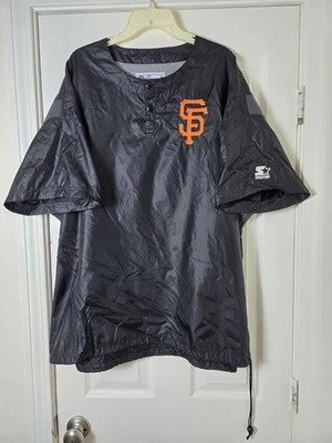 Vintage Starter Diamond Collection San Francisco Giants Pullover Jacket 2XL XXL - Image 1 of 3