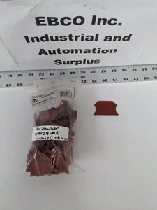 WEIDMULLER WAP 2.5-10 R, 1050040000, LOTE DE 93 PLACAS FINALES, ROJO OSCURO - Imagen 1 de 7