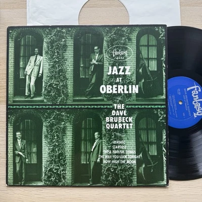 DAVE BRUBECK QUARTET Jazz At Oberlin FANTASY Mono OJC-046 1980s US Press VG+ LP - Image 1 of 4