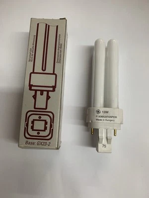 GE F13DBX23T4 /SPX35 Biax D 13 WATTS Compact Florescent Lamp 2 Pin - Image 1 of 4