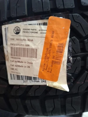 New OEM BRP Can-Am Ryker Rally Edition Rear Tire 205/55R15 - 705503346 Foto 1 de 2