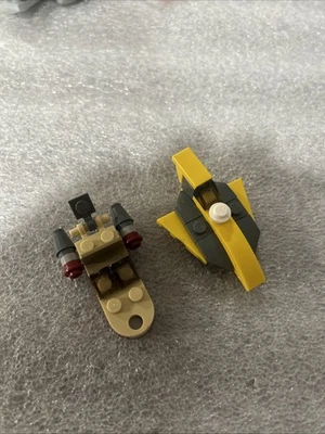 2018 Star Wars Lego Advent Calendar Anakin Star Fighter Luke Speeder Lot Rare - Image 1 of 4