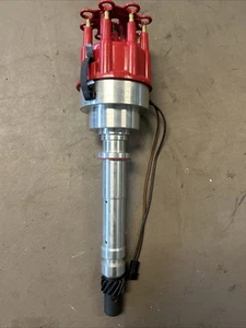 Chevy Small Block Big Block Pro Billet Mag Pickup Distributor Red Cap - Picture 1 of 8