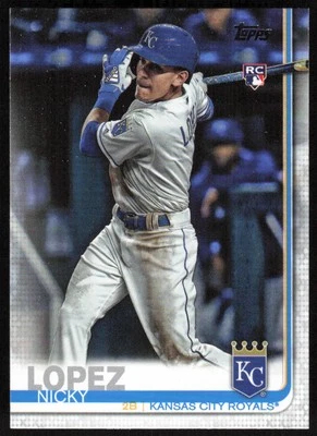 2019 Topps Update #US202 Nicky Lopez RC   - FREE SHIPPING - Image 1 of 2