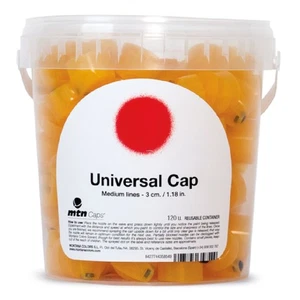 Tapa Universal (Amarillo Con Punto Negro) - Cubo de 120 - Imagen 1 de 4